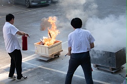 2025年靈科超聲波消防演練2