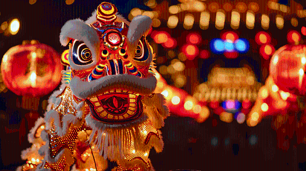 千庫網(wǎng)_元宵節(jié)燈會花燈舞獅4_攝影圖編號20498533