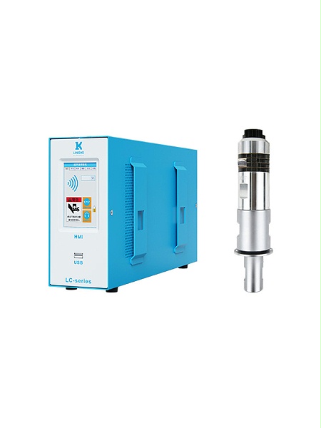 20kHz-2000W 數(shù)字 靈科超聲波發(fā)生器+超聲波換能器 直筒型