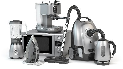 千庫網_家用電器。在 w 上隔離的家用廚房工藝集_攝影圖編號20173254