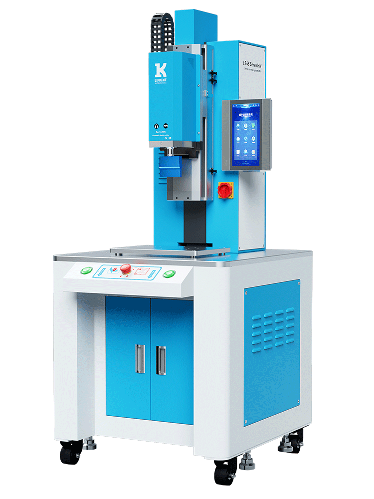 靈科伺服超聲波塑料焊接機 30kHz1200W L745 Servo MN 豪華臺機型