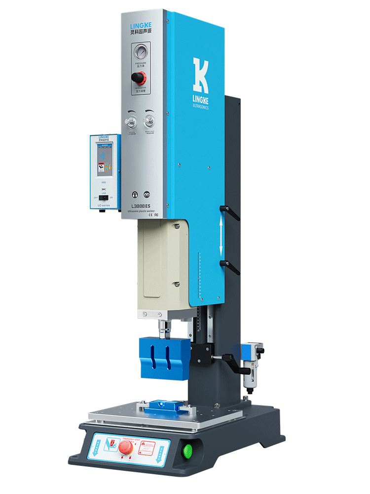 靈科超聲波塑料焊接機 方立柱 20kHz-2000/2600W L3000 ES 數字