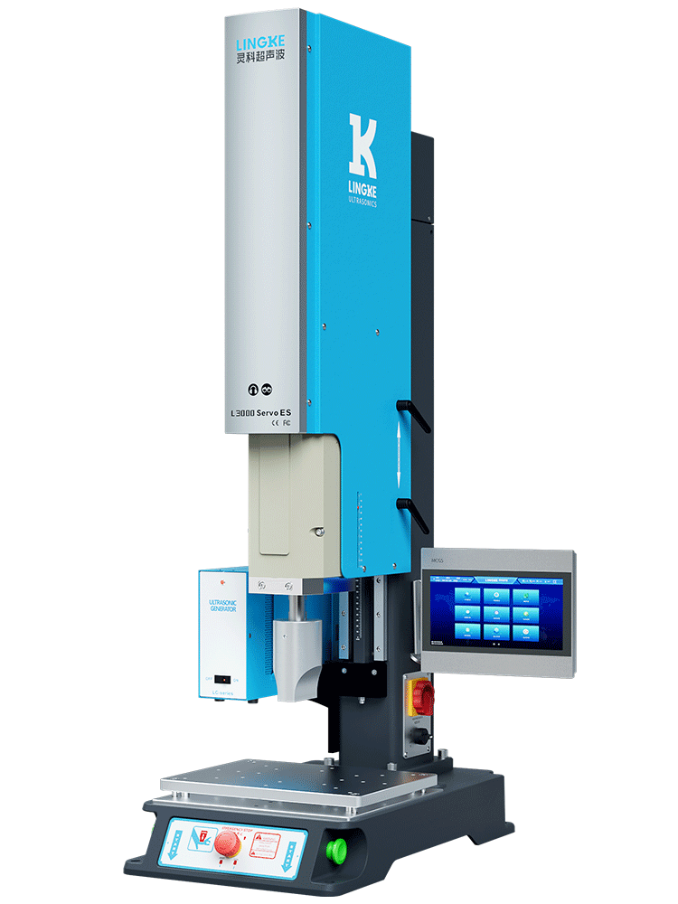 靈科伺服超聲波塑料焊接機(jī) 20kHz-2000/2600/3200W L3000 Servo ES