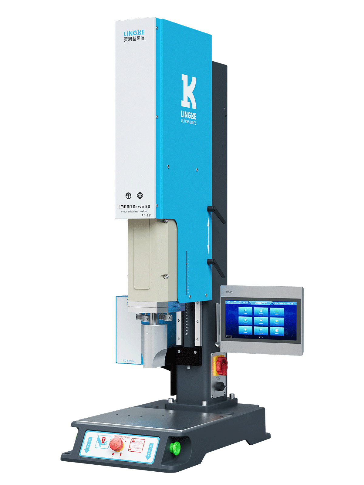 靈科伺服超聲波塑料焊接機(jī) 15kHz-2000/2600W L3000 Servo ES