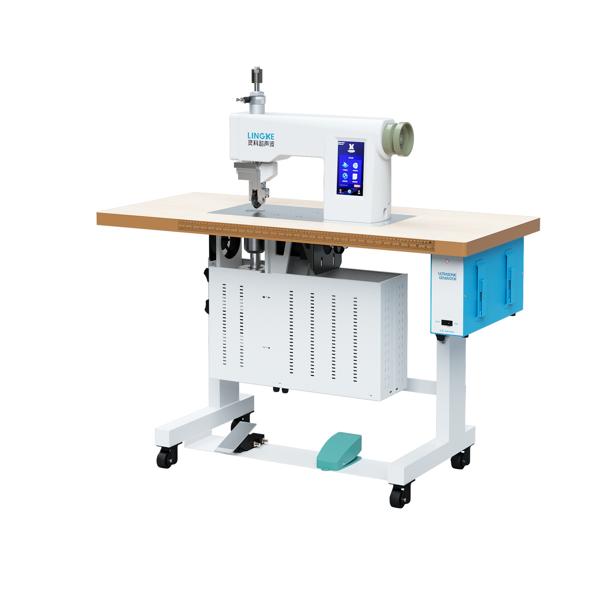 靈科超聲波貫流風(fēng)葉焊接機